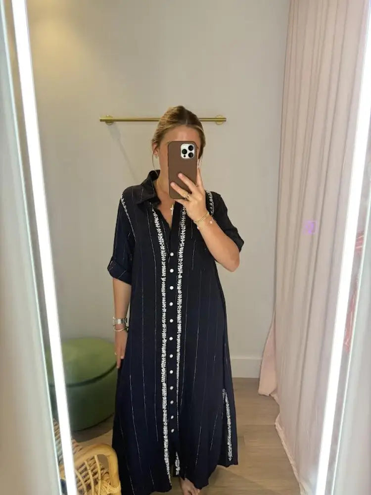 Boyfriend Maxi Dress - Swimwear