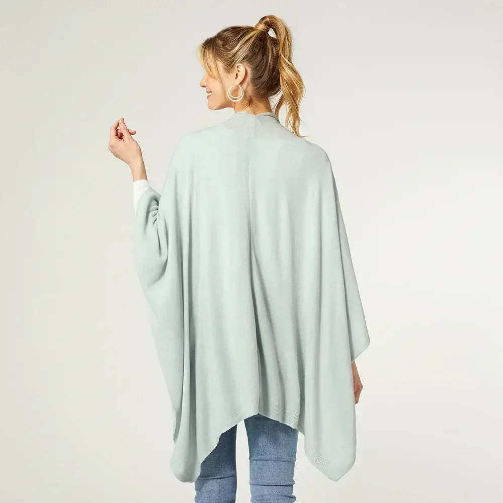 Kiara Lightweight Wrap - Seafoam - scarves
