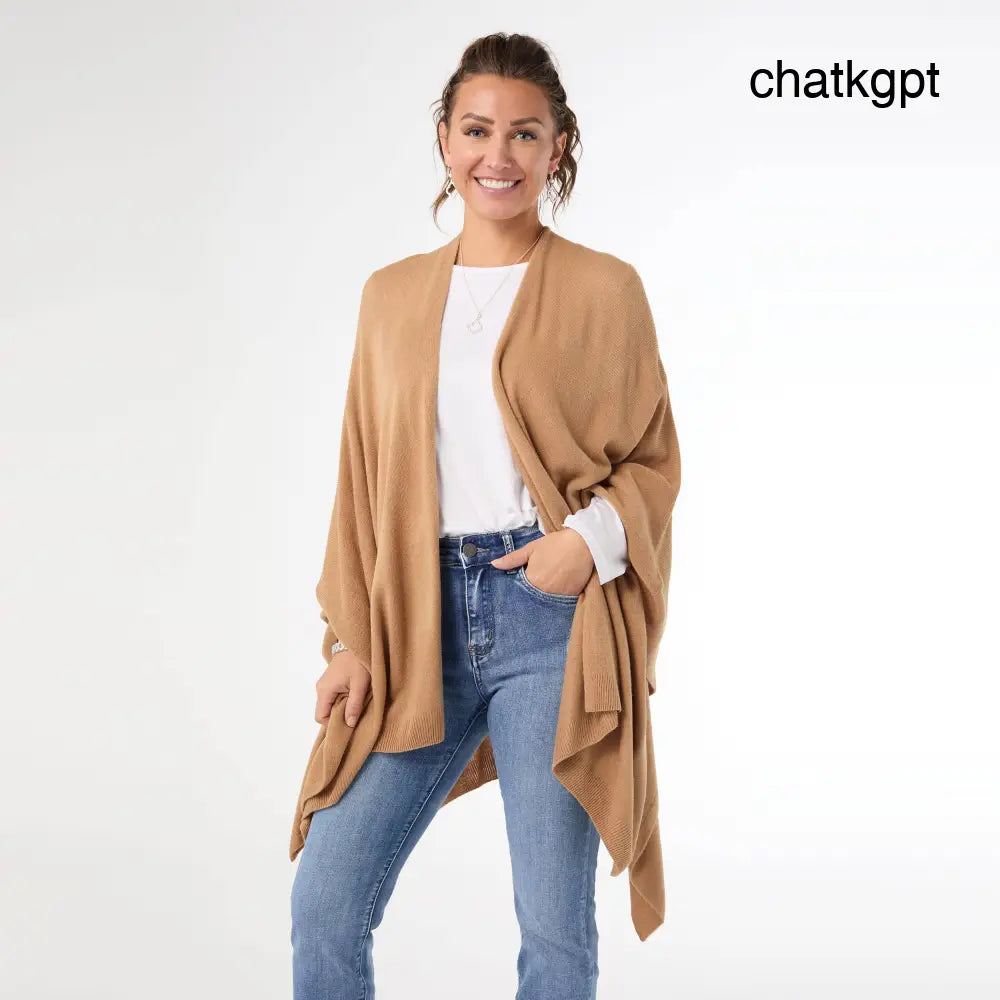 Kiara Lightweight Wrap - Taupe - Taupe / One Size - scarves