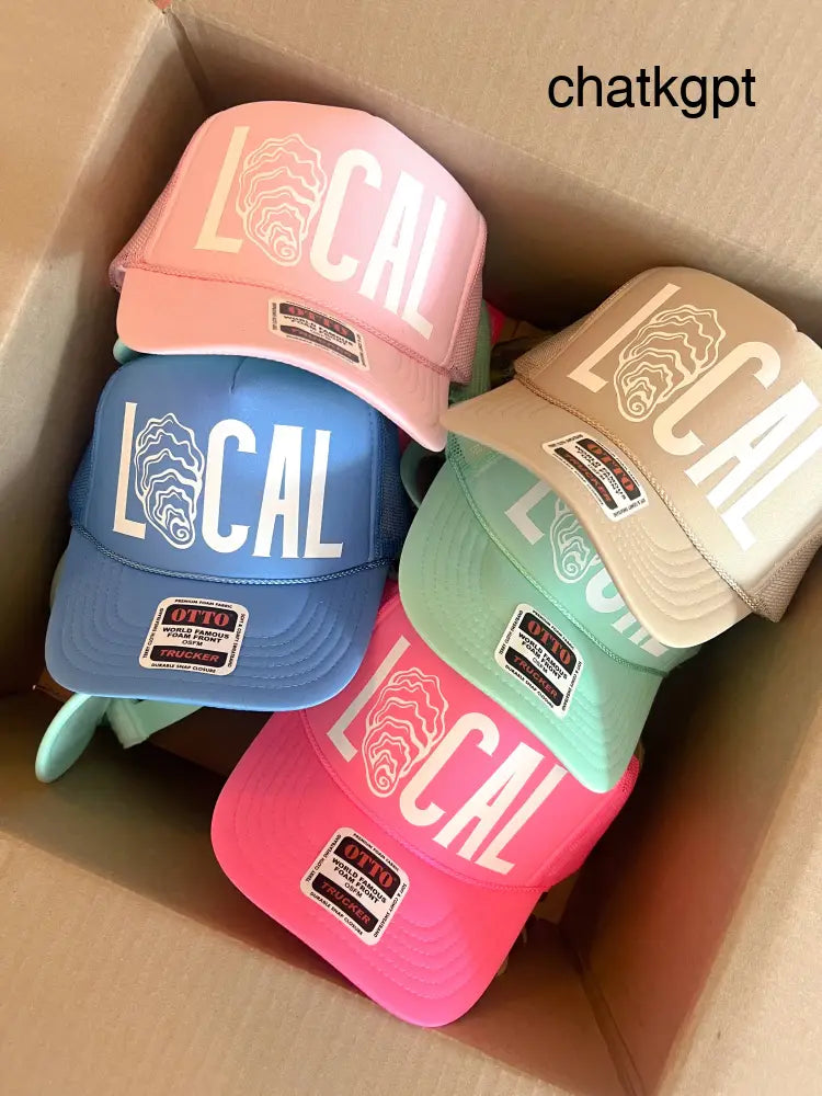 LOCAL Oyster Shell Trucker Hat - Hats