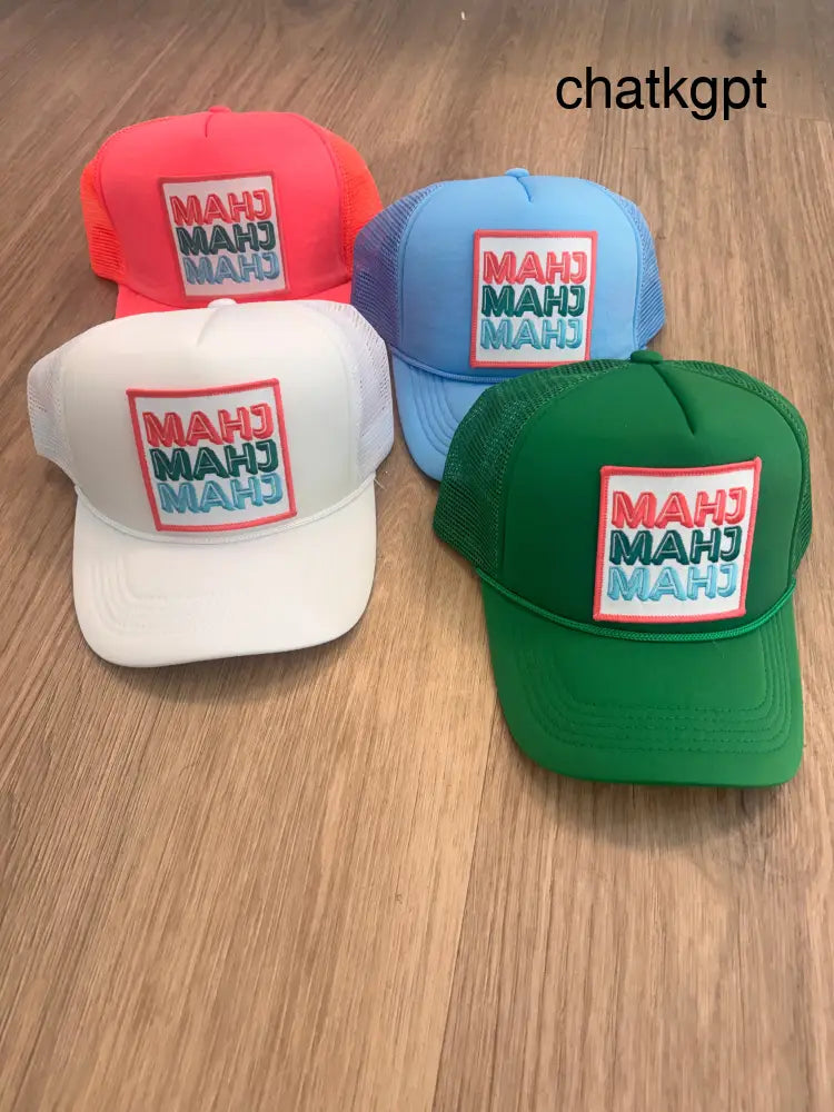 Mahj Mahj Mahj Trucker Hat - Mahjong